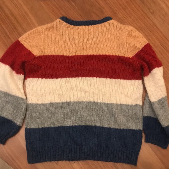 Cozy oversized Roolee colorblock sweater - Picture 2 of 3